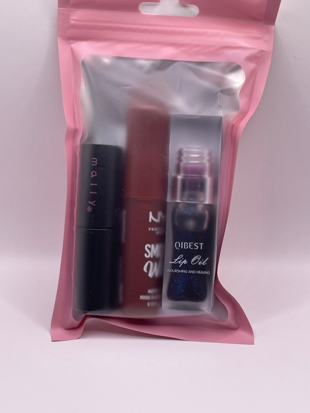 Mally Beauty Lip Mystery Trio with Pink Packaging
